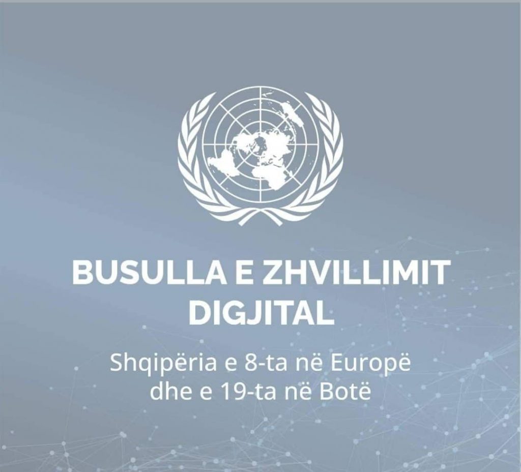 Shërbimet digjitale, OKB: Shqipëria e 8-ta në Europë, e 19-ta në Botë